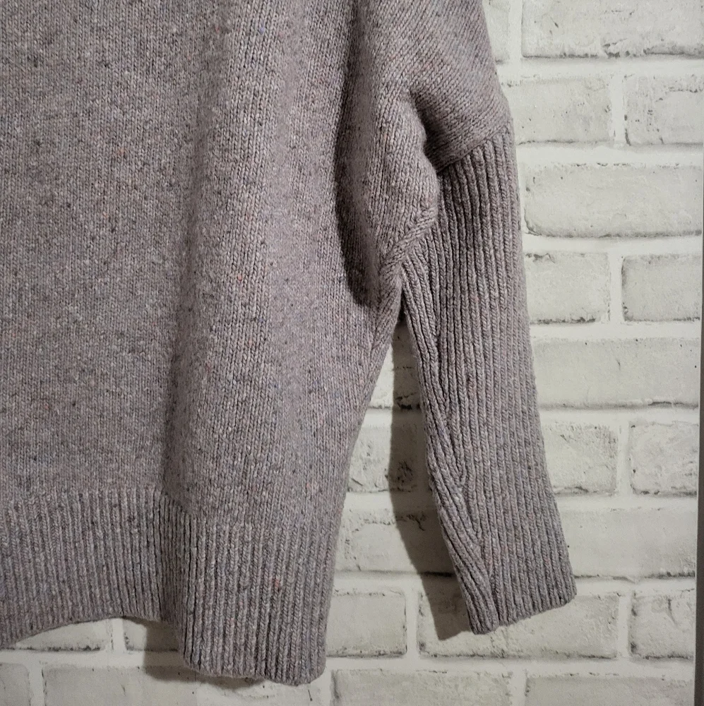 EUC Hatch The Sophie Sweater Grey‎ Confetti size 1